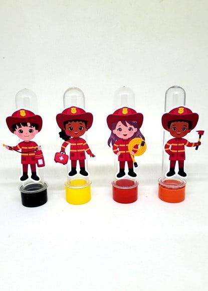 Kit 20 Apliques Bombeiros