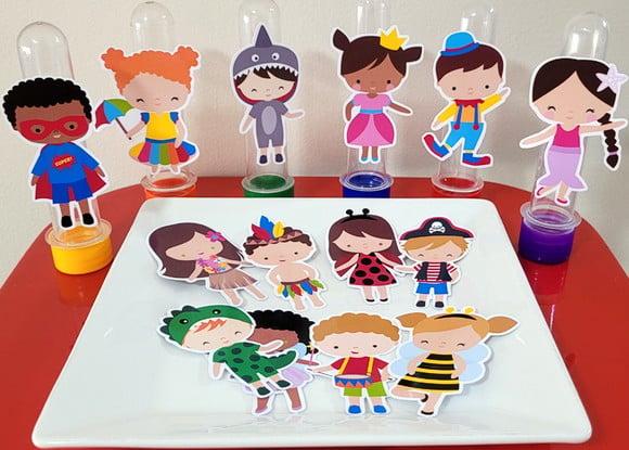 Kit 20 Apliques Bloquinho de Carnaval