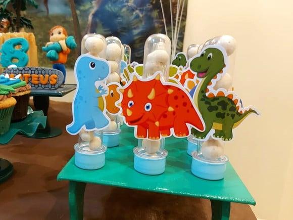 Kit 20 Apliques Dinossauro