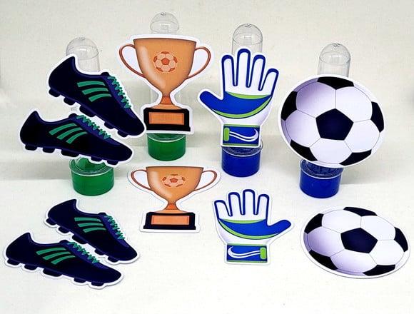 Kit 20 Apliques Futebol