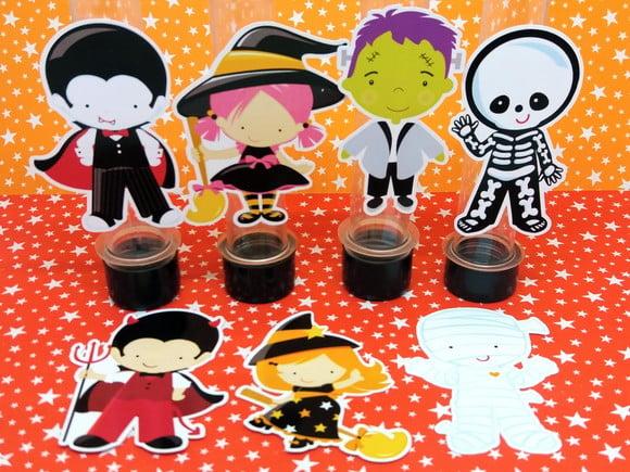Kit 20 Apliques Hallowen