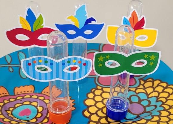 Kit 20 Apliques Máscara de Carnaval