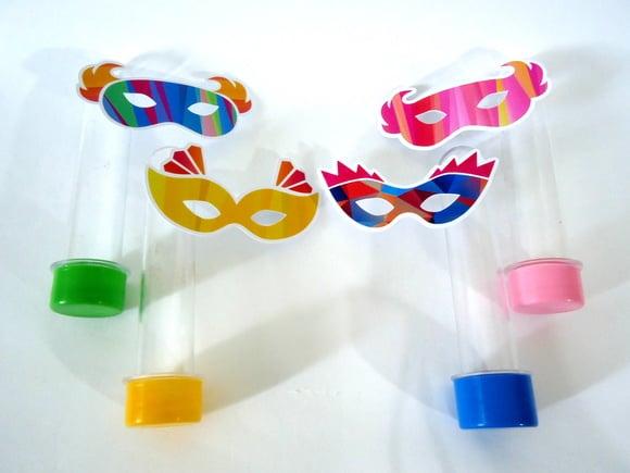 Kit 20 Apliques Máscara Carnaval