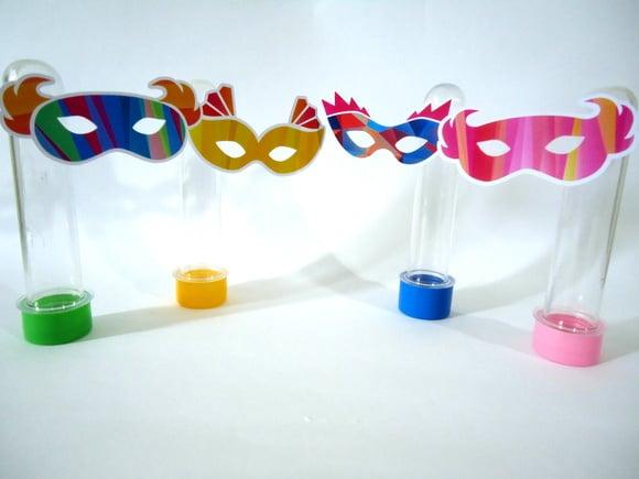 Kit 20 Apliques Máscara Carnaval