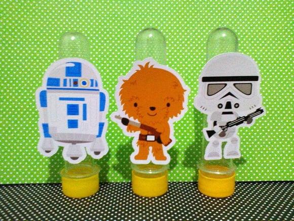 Kit 20 Apliques Star Wars