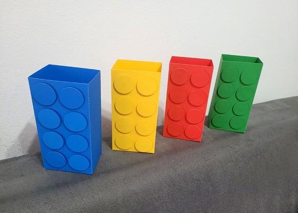 Caixa Pipoca Lego