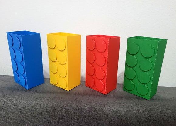 Caixa Pipoca Lego