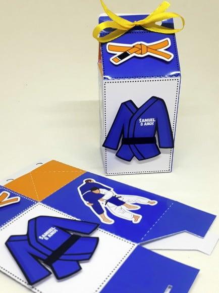Kit 12 Caixas Milk Lutas com Aplique 3d