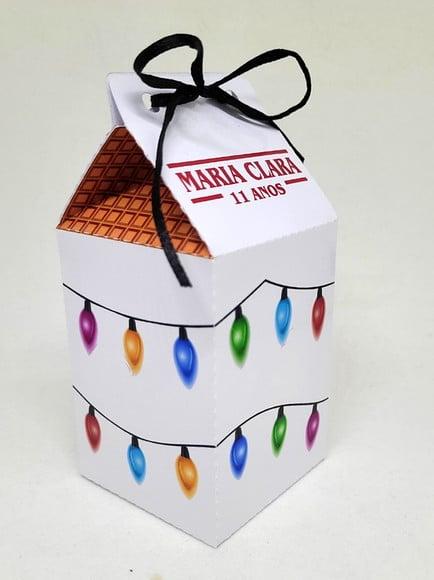 Kit 14 Caixas Milk Letreiro Stranger Things