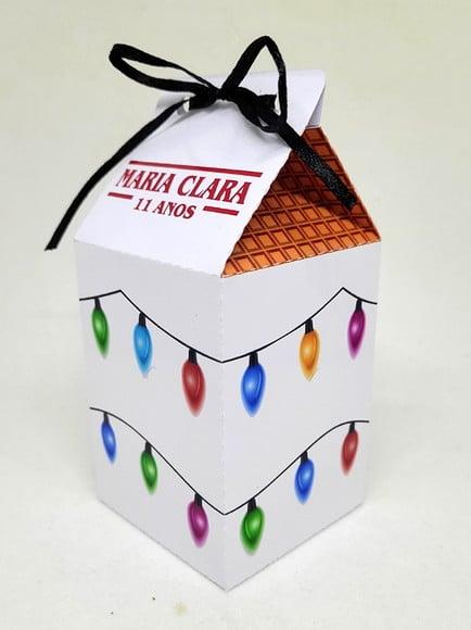 Kit 14 Caixas Milk Letreiro Stranger Things