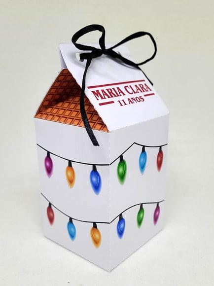 Kit 14 Caixas Milk Letreiro Stranger Things