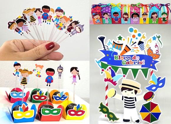 Kit Festa Carnaval 81 Itens