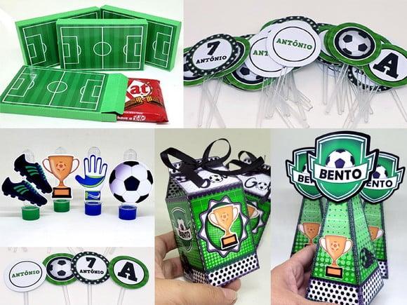 Kit Festa Futebol 80 Itens
