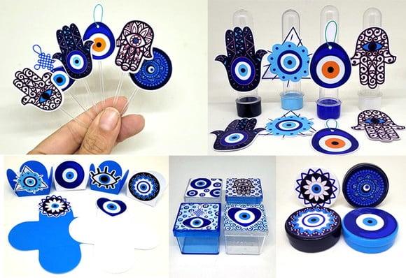 Kit Festa Olho Grego 110 Itens