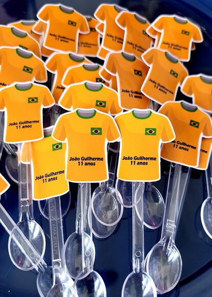 Kit 30 Colherzinhas Brasil