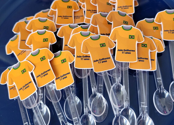 Kit 30 Colherzinhas Brasil