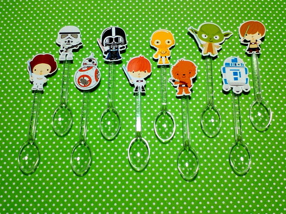Kit 30 Colherzinhas Star Wars Cute