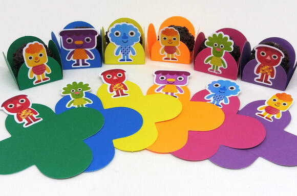 Kit 1 com 50 Forminhas para Docinhos Super Simple Songs