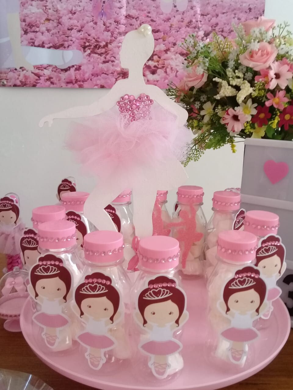 Kit 20 Apliques Bailarina