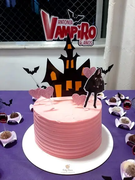 Topo de Bolo Chica Vampiro