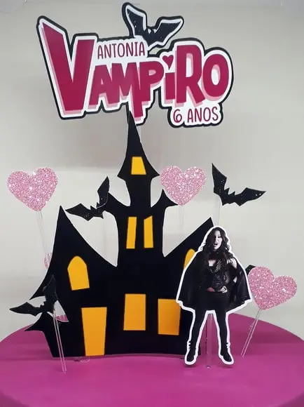 Topo de Bolo Chica Vampiro
