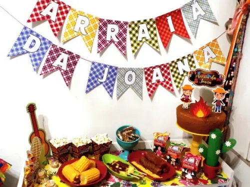 Topo de Bolo Festa Junina
