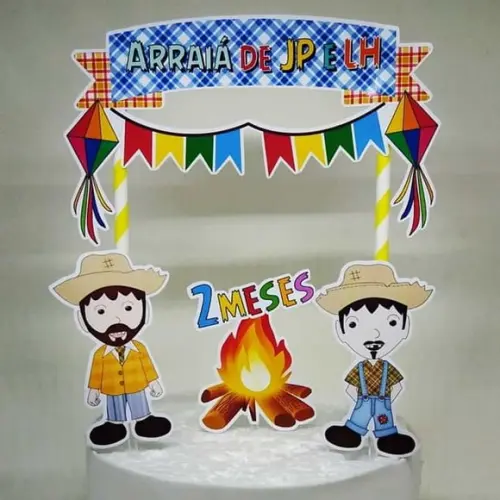Topo de Bolo Festa Junina