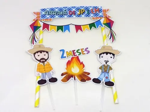 Topo de Bolo Festa Junina