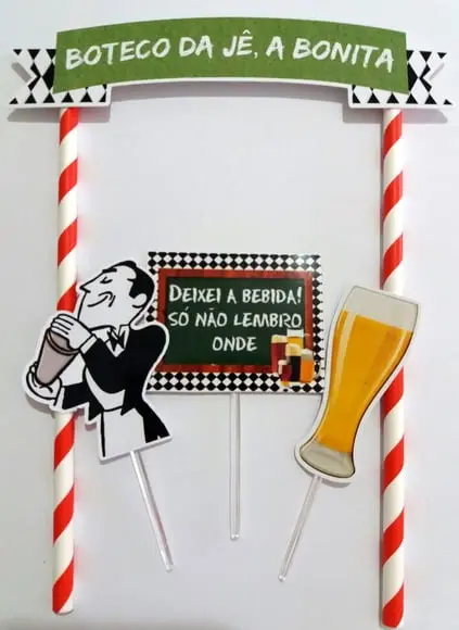 Topo de Bolo Festa Boteco