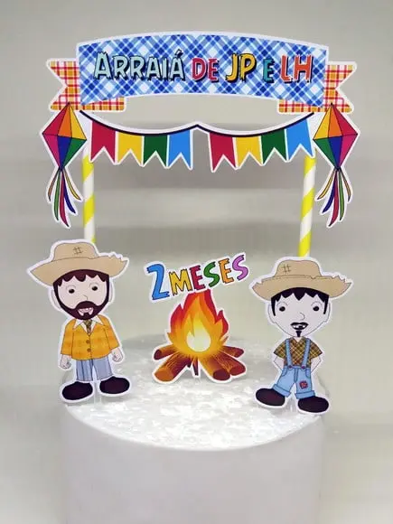 Topo de Bolo Festa Junina