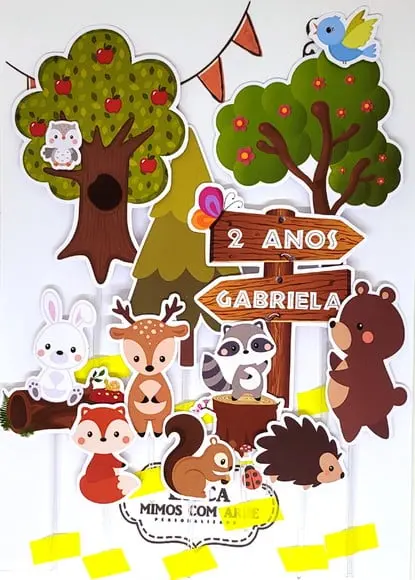 Topo de Bolo Floresta