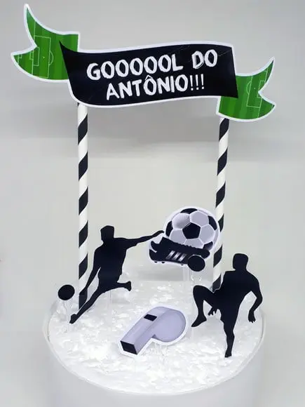 Topo de Bolo Futebol