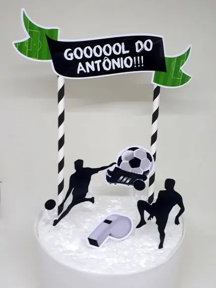 Topo de Bolo Futebol