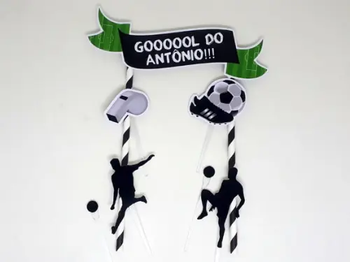 Topo de Bolo Futebol