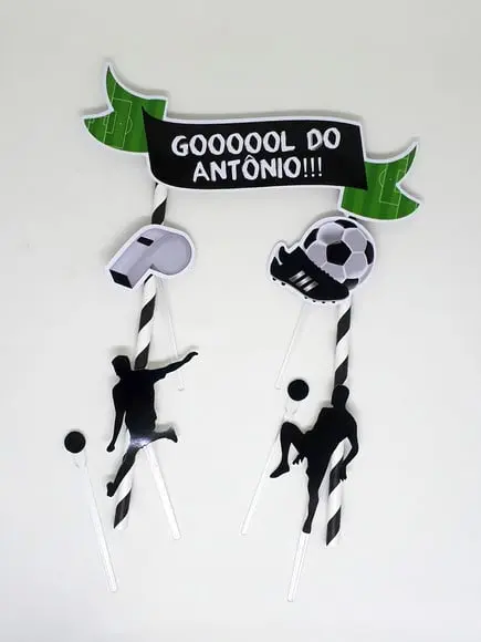 Topo de Bolo Futebol