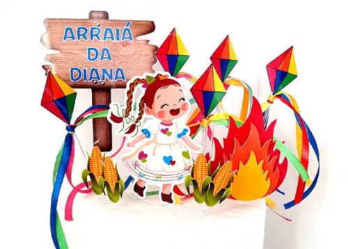Topo de Bolo Junino