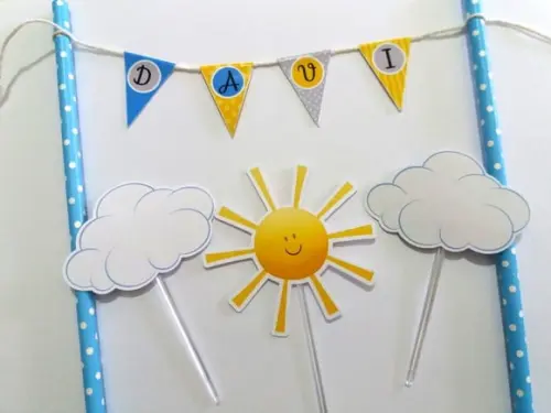Topo de Bolo Sol