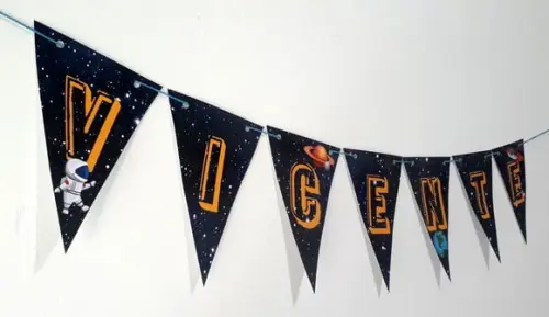 Bandeirinha Astronauta