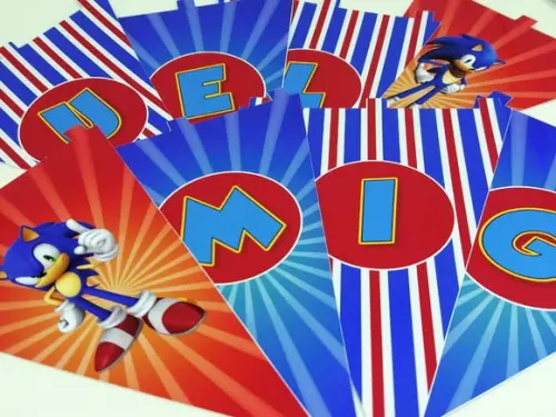 Bandeirinha Sonic