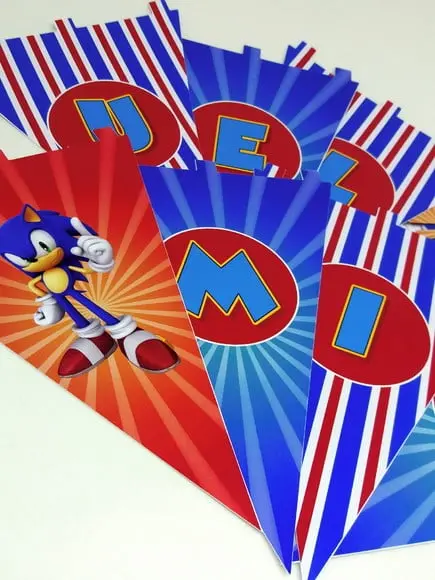 Bandeirinha Sonic