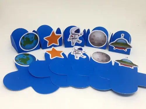 Kit Forminhas para Docinhos Astronauta