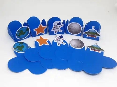 Kit Forminhas para Docinhos Astronauta