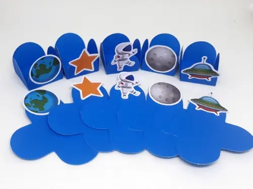 Kit Forminhas para Docinhos Astronauta