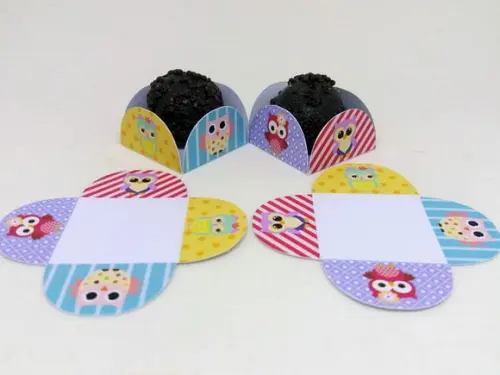 Kit Forminhas para Docinhos Corujas