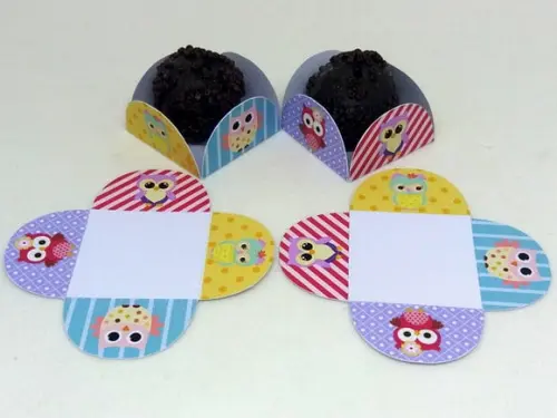 Kit Forminhas para Docinhos Corujas