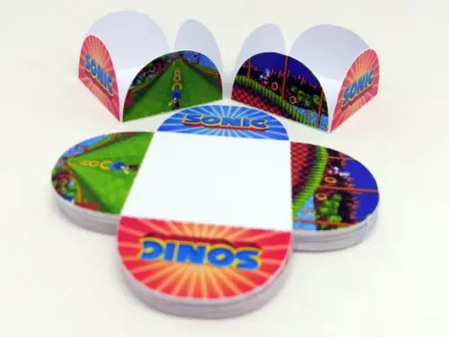 Kit Forminhas para Docinhos Sonic