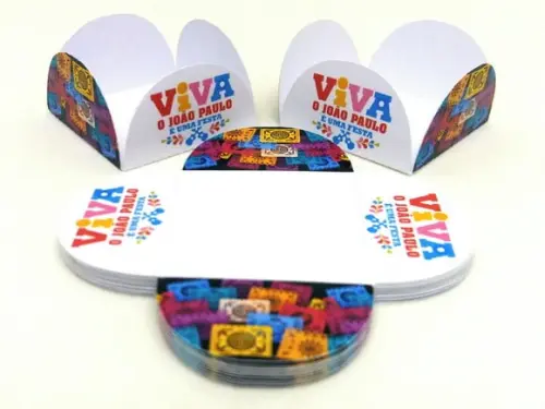Kit Forminhas para Docinhos Viva a Vida É Uma Festa