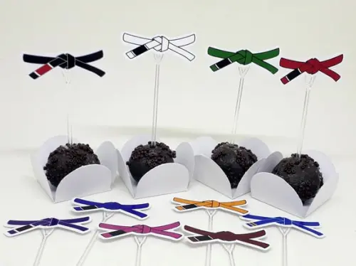 Kit Toper para Docinho Faixa Quimono
