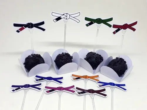 Kit Toper para Docinho Faixa Quimono