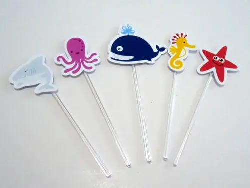 Kit Toper para Docinho Fundo do Mar
